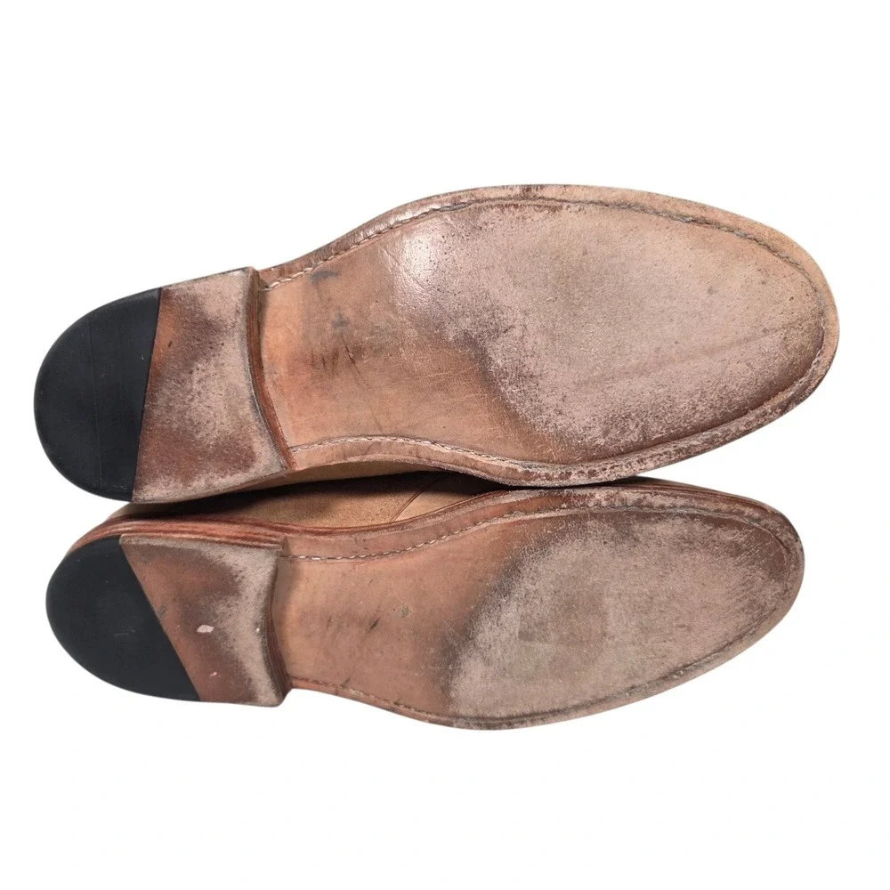 Heritage Boot Co. Hand‎ Crafted Leather Chukka Boots Mens 11D Tan Suede Shoes